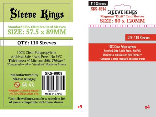 Sleeve Kings Bundle for Vantage (8808x9, 8816x4)